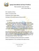 Carta Oficio Igreja