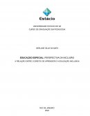 A Educação Especial: Perspectiva Da Inclusão A Relação Entre O Direito De Aprender E A Educação Inclusiva