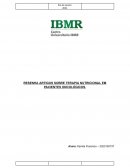 Resenha Artigos Sobre Terapia Nutricional Em Pacientes Oncológicos