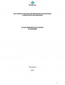 Relatório De Estágio Em Processos Educacionais Licenciatura Em Pedagogia