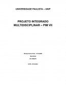 O Projeto Multidiciplinar VII