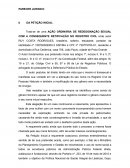 A Ação Ordinária De Resignação Sexual Com A Consequente Retificação No Registro