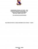 Relatório De Prática: Análise Sistemática De Cátions - 1° Grupo