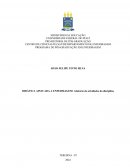 Relatório de Atividades da Disciplina de Didática Aplicada a Enfermagem do Programa de Pós-Graduação em Enfermagem