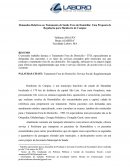 As Demandas Relativas ao Tratamento de Saúde Fora do Domicílio: Uma Proposta de Regulação para Humberto de Campos