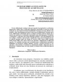 Um Olhar Sobre As Linguagens No Processo De Alfabetização