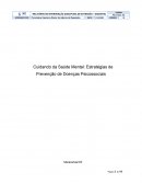 O Cuidando da Saúde Mental: Estratégias de Prevenção de Doenças Psicossociais