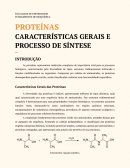 Características Gerais das Proteínas