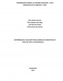 A Determinação E Análises Físico-Químicas De Amostras De Doce De Leite Já Processado