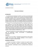 A Licenciatura em Química Fabricação de Biodiesel