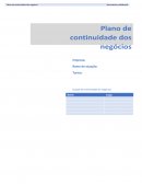 O Plano De Continuidade Dos Negócios Calculo de Esclerometria