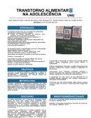 Transtorno Alimentar Na Adolescência