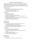 Plano de Estágio Eventos Plano de Estágio Eventos