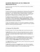 Sujeitos Processuais No Código De Processo Penal