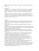 Fichamento de Teóricos e Historiadores Fichamento de Teóricos e Historiadores