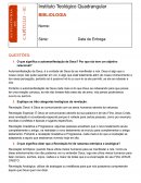 A Autoatividade ITQ - Bibliologia