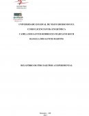 Relatório de Fico Química