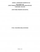 Relatório de Estágio Supervisionado Relatório de Estágio Supervisionado