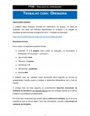 Avaliação da Aprendizagem Avaliação da Aprendizagem