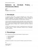 Relatório de Atividade Prática – Eletrotécnica Básica Relatório de Atividade Prática – Eletrotécnica Básica