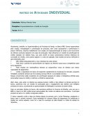 Trabalho FGV Empreendedorismo