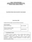 Relatório Vivencial Técnico de Estágio ABNT