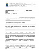 O Departamento De Educação Física