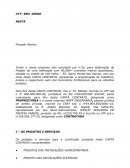 Modelo de Contrato para Projetos