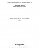Curso Superior De Tecnologia Em Gestão Hospitalar Curso Superior De Tecnologia Em Gestão Hospitalar